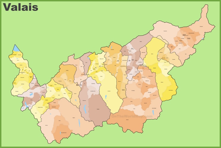 canton-of-valais-municipality-map