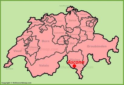 Ascona Location Map