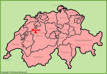 Bern Location Map