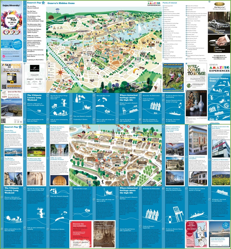 Geneva tourist attractions map