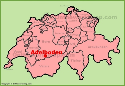 Adelboden Location Map