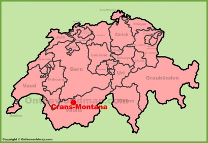 Crans-Montana Location Map