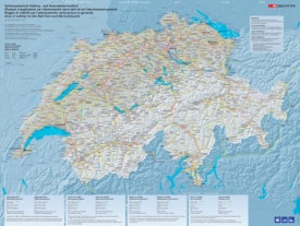 Switzerland railway map