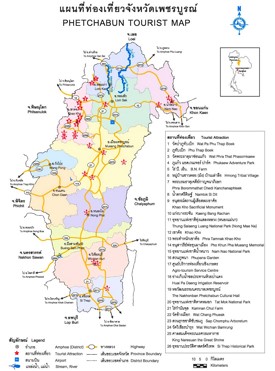 Phetchabun Province map