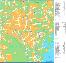 Phuket City street map