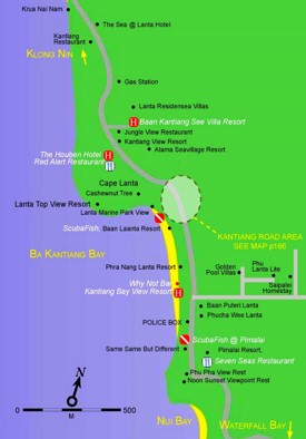 Kantiang Bay map