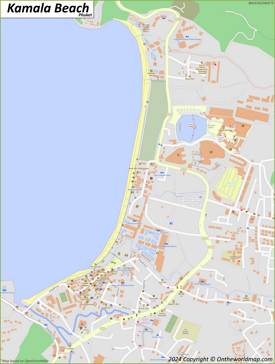 Maps of Kamala Beach