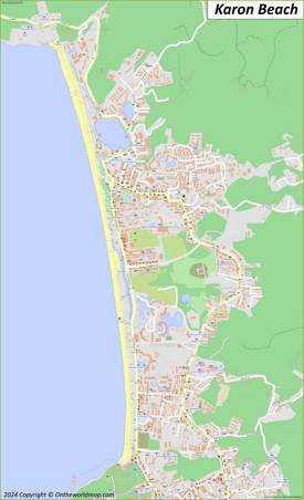 Maps of Karon Beach