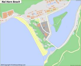 Maps of Nai Harn Beach