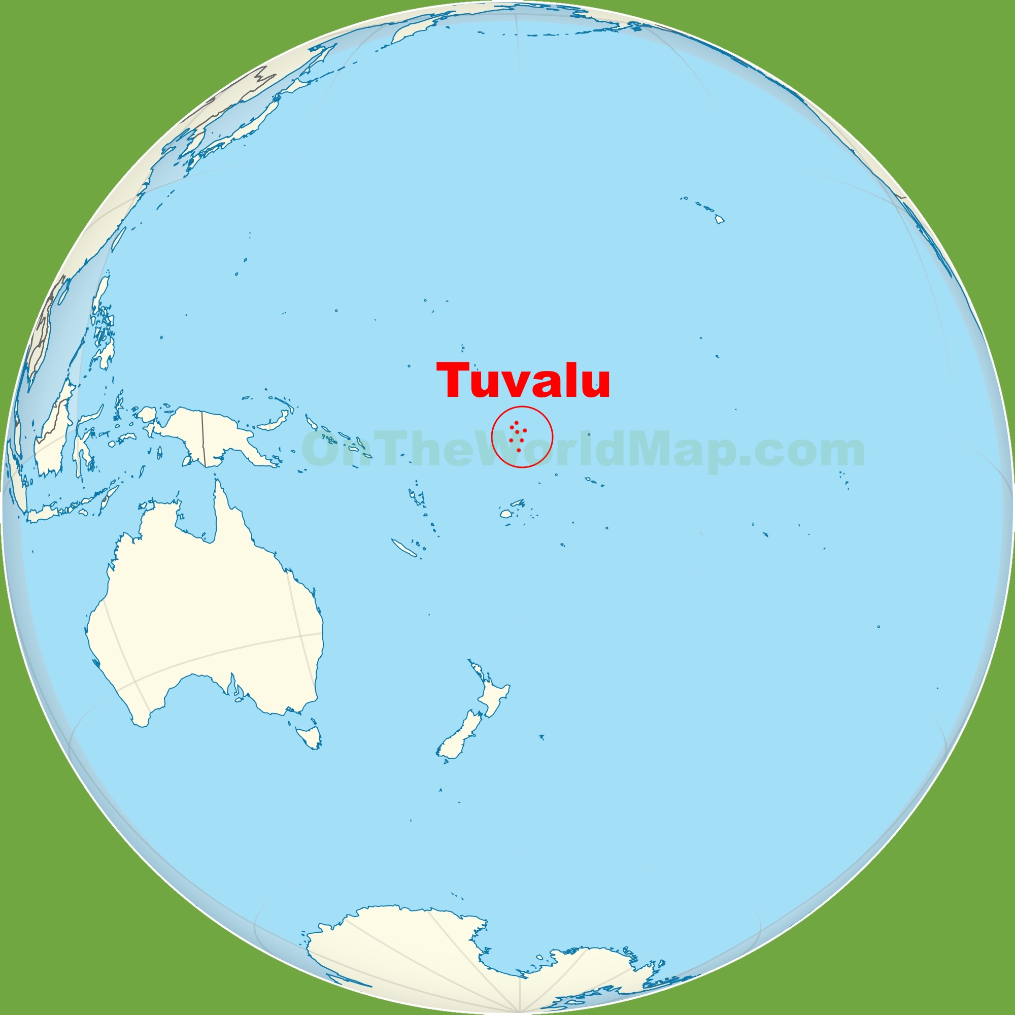 where is tuvalu located on the world map Tuvalu Location On The Pacific Ocean Map where is tuvalu located on the world map