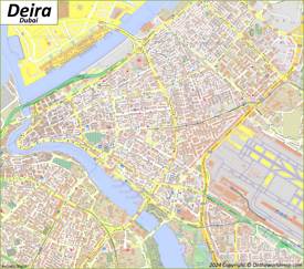 Deira Map