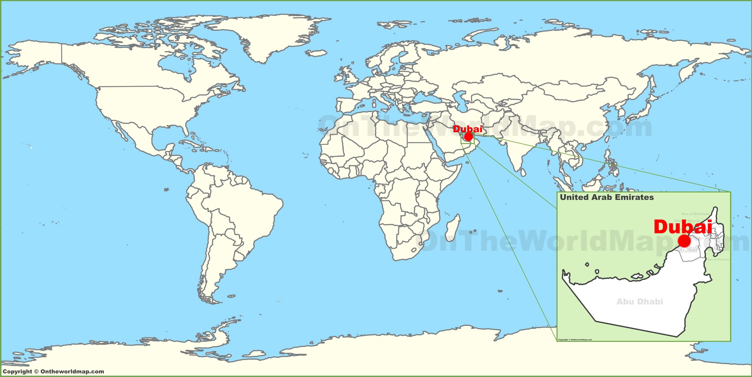 Map World Dubai 