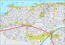 Herne Bay tourist map