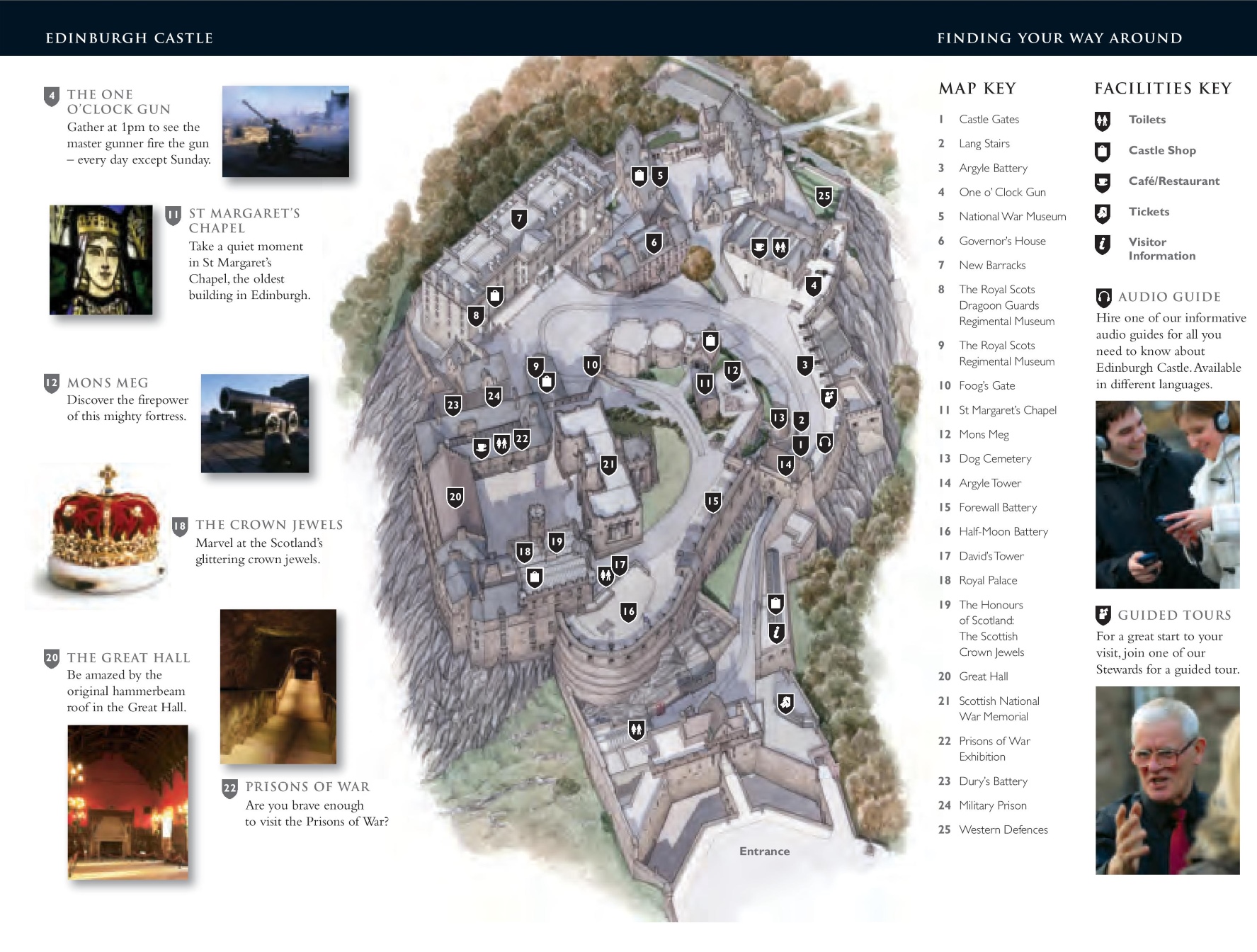 Edinburgh Castle Map