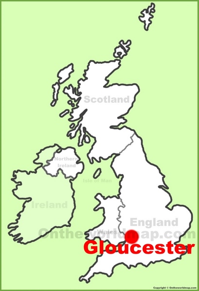 Gloucester Location Map