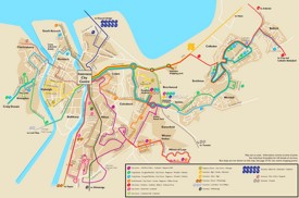 Inverness bus map