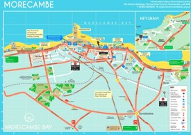 Morecambe tourist map