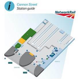 Cannon Street railway station map