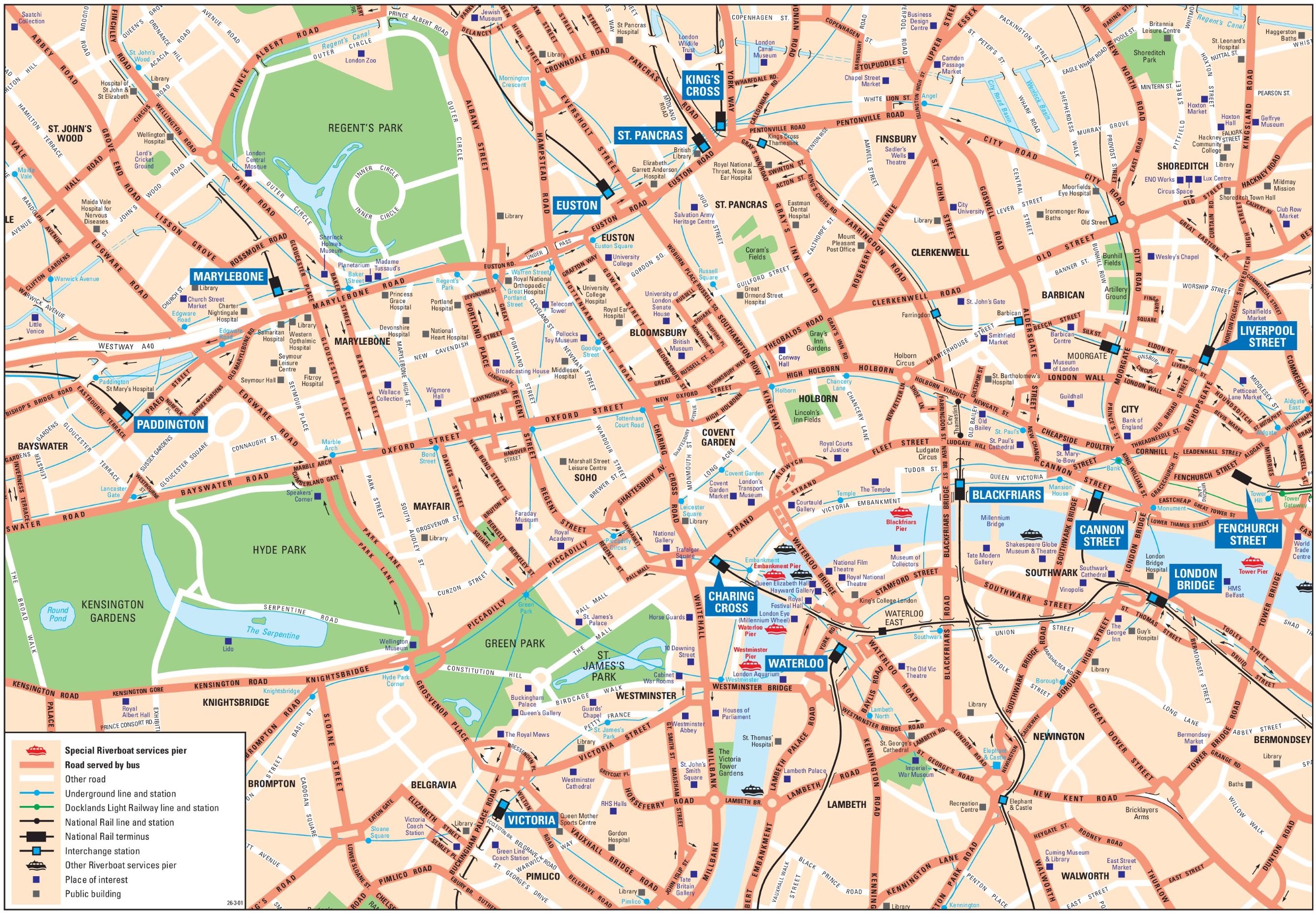 London City Center Map