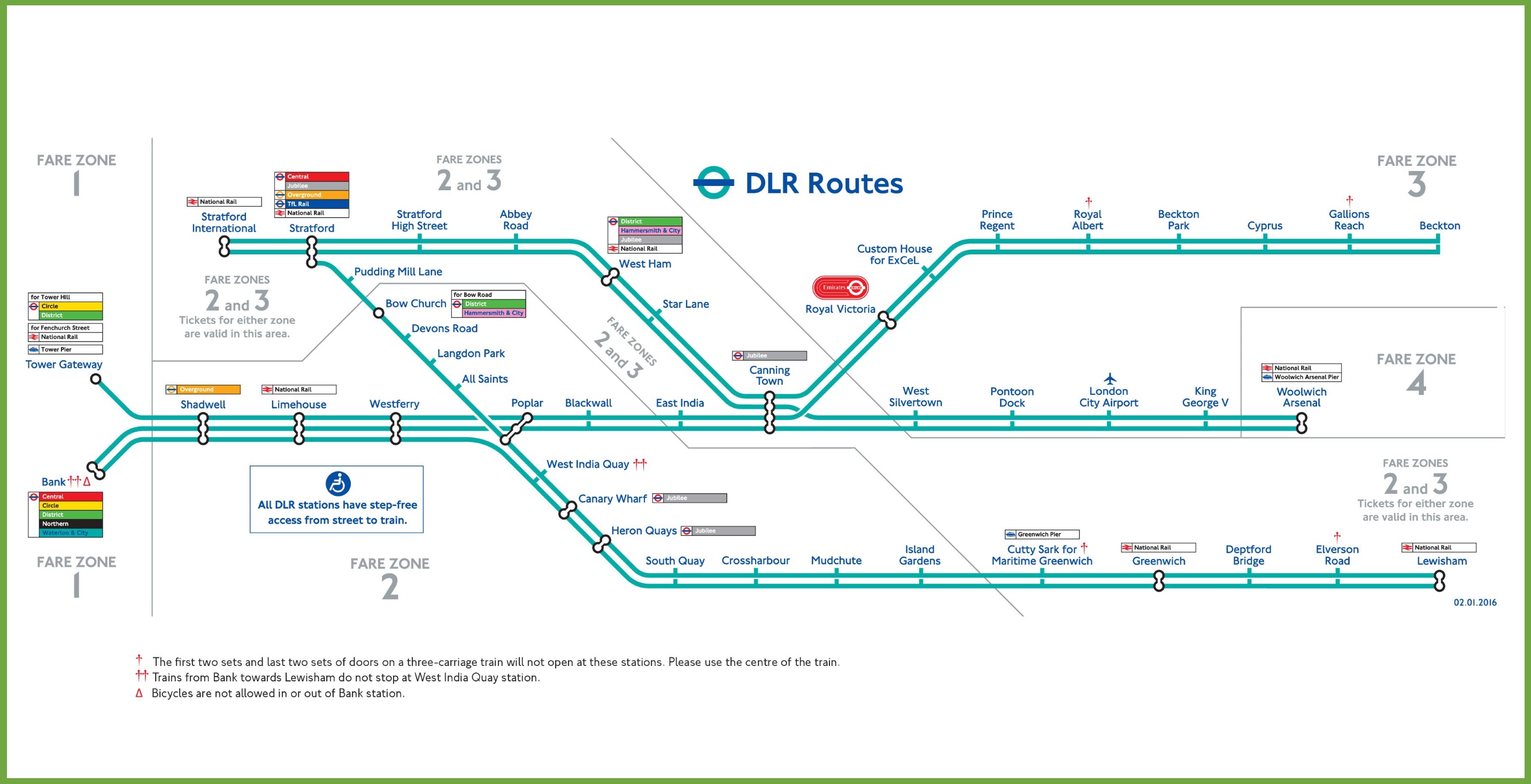 London Dlr Map 