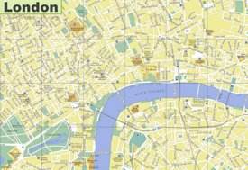 London tourist attractions map