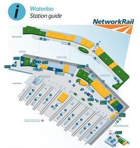 London Waterloo railway station map