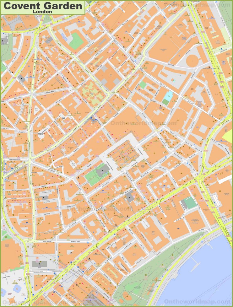 Map of Covent Garden