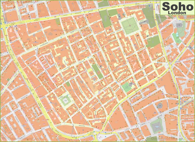 Map of Soho