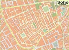 Map of Soho