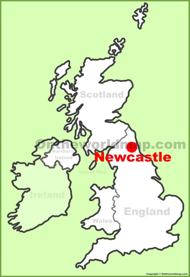 Newcastle Maps Uk Maps Of Newcastle Upon Tyne