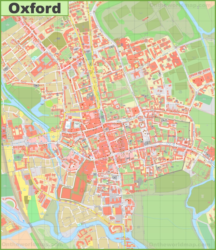oxford-city-center-map