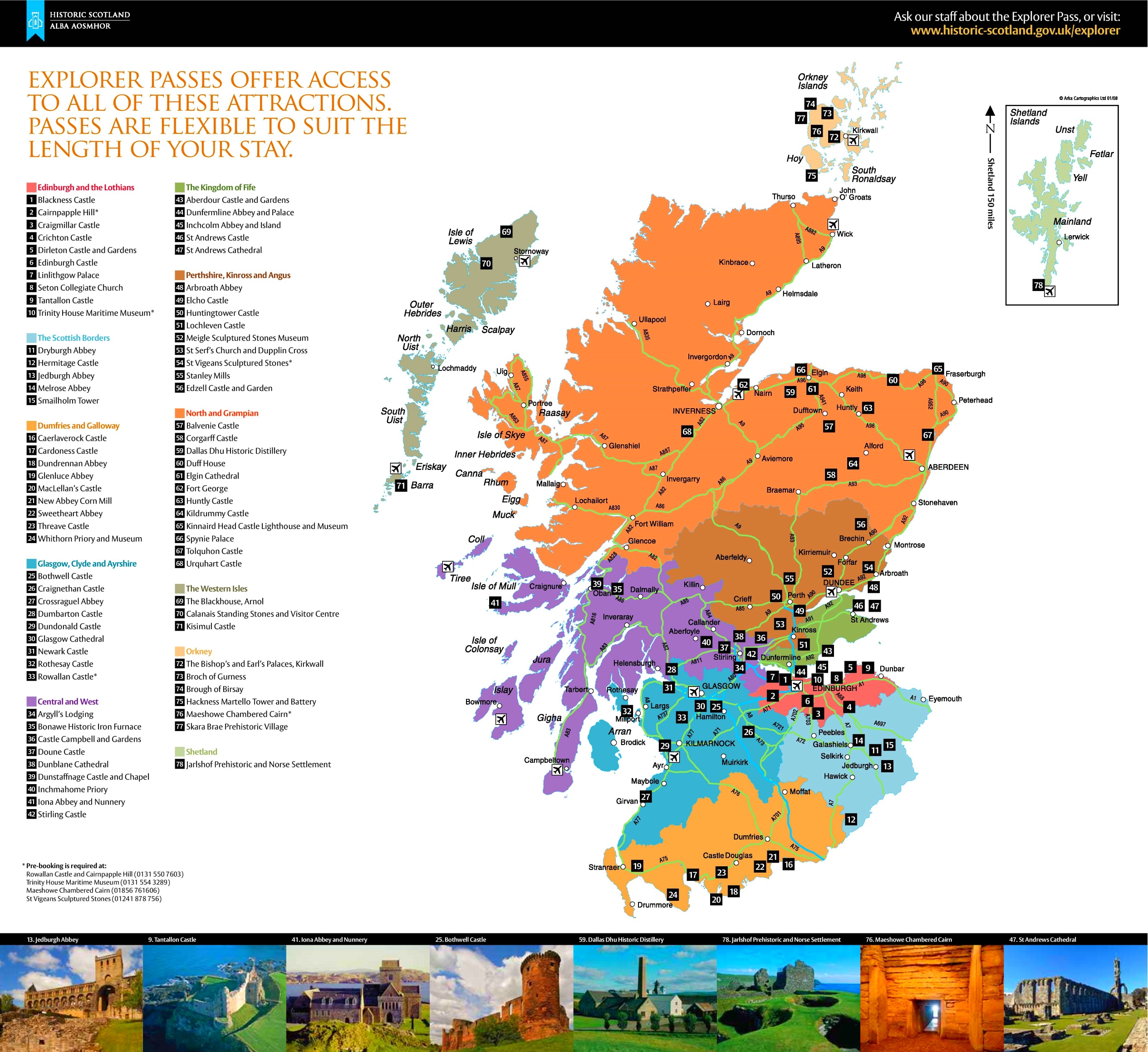 Tourist Map Of Scotland - Printable Word Searches