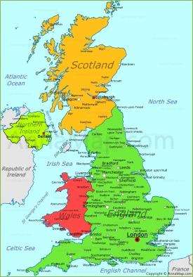 UK political map