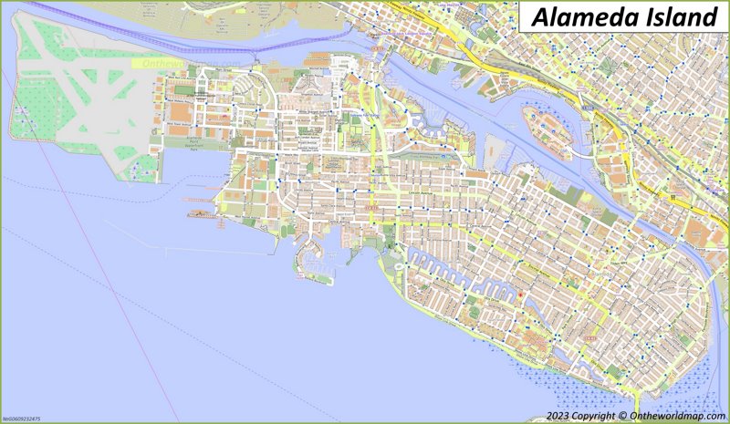 Alameda Island Map
