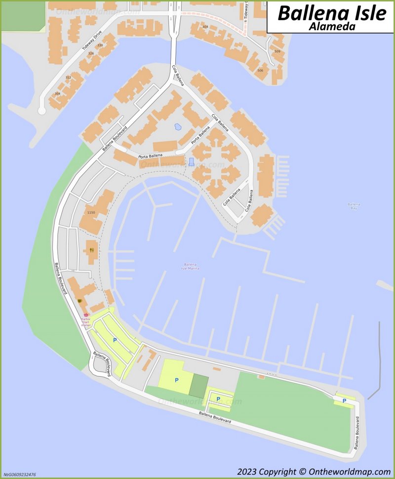 Ballena Isle Map