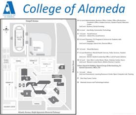 College of Alameda Campus Map
