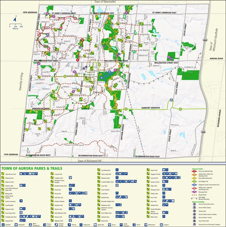 Aurora parks and trails map