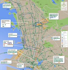 Berkeley Transport Map