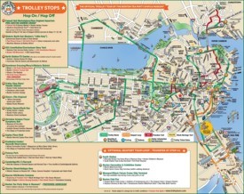 Boston downtown map