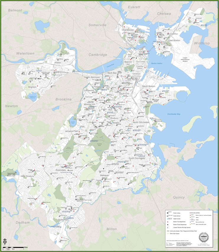 Boston public services map
