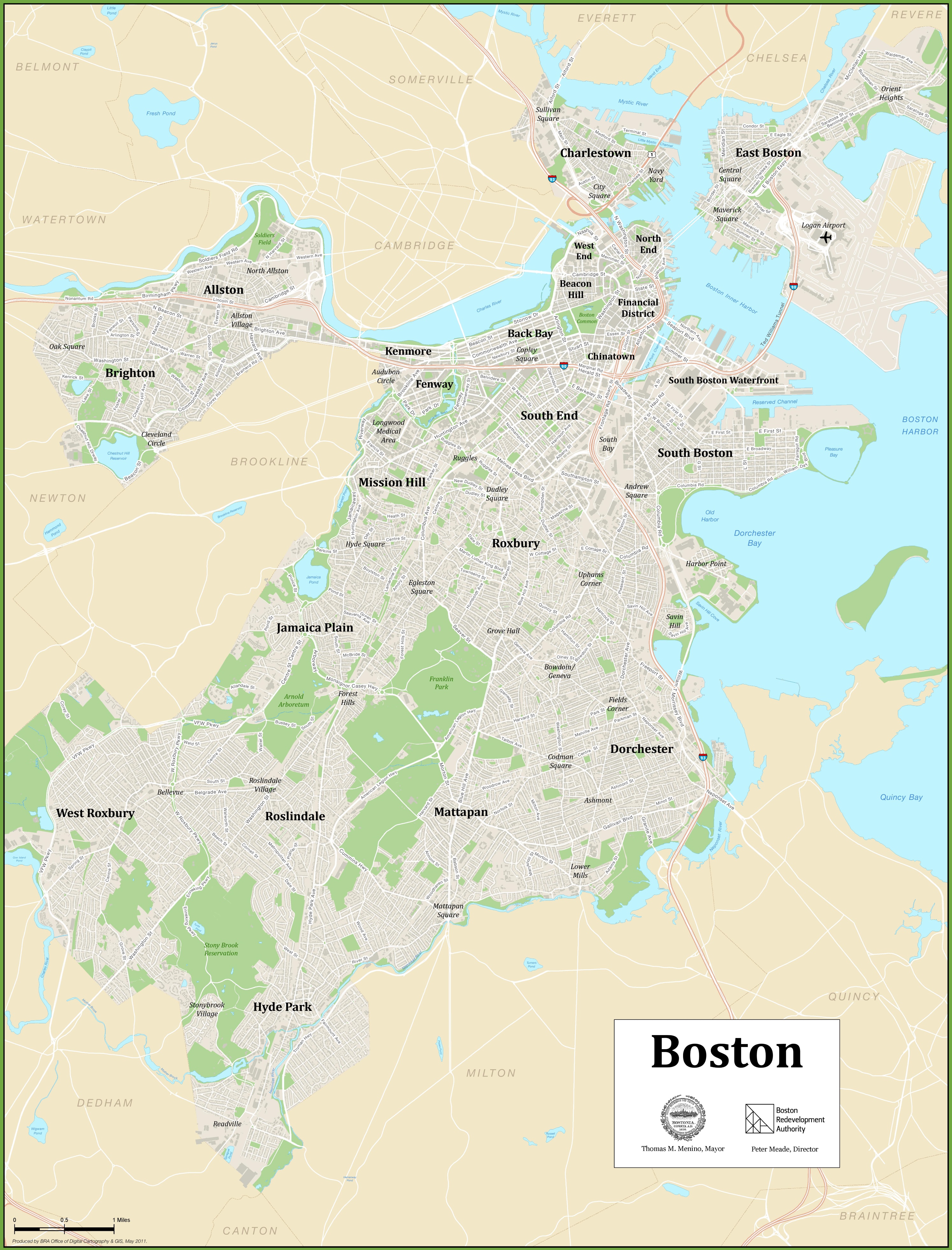 Boston Squares Map