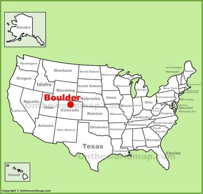 Boulder Location Map