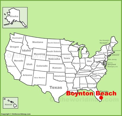 Boynton Beach Location Map