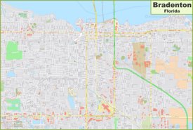 Large detailed map of Bradenton