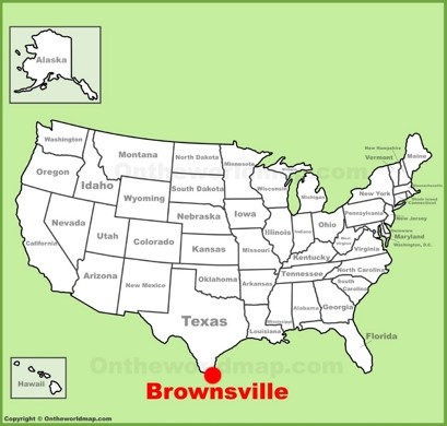 Brownsville Location Map