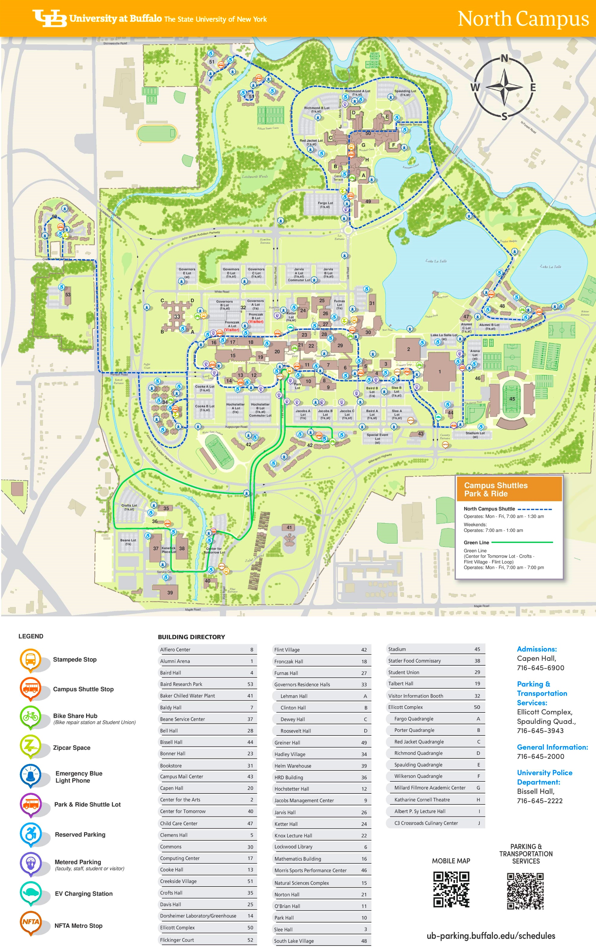 University At Buffalo North Campus Map
