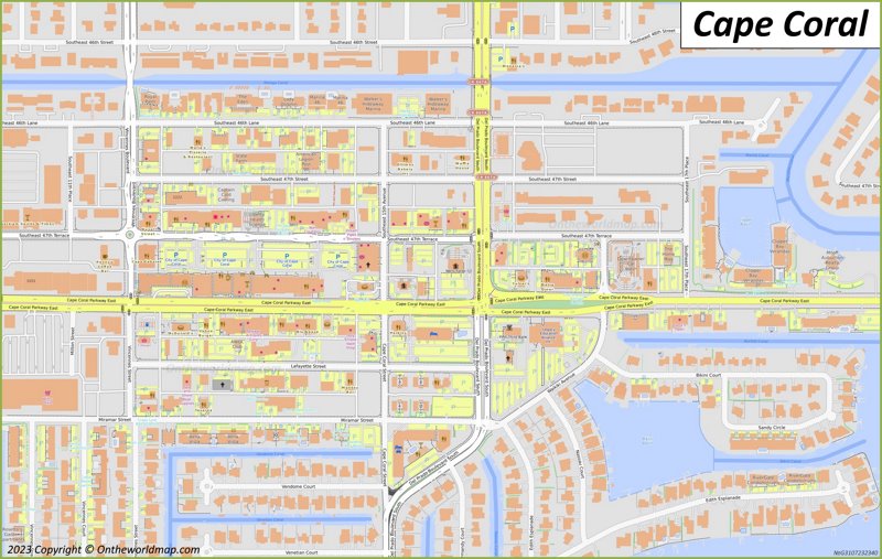 Downtown Cape Coral Map