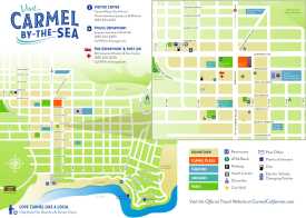 Carmel-by-the-Sea Tourist Map