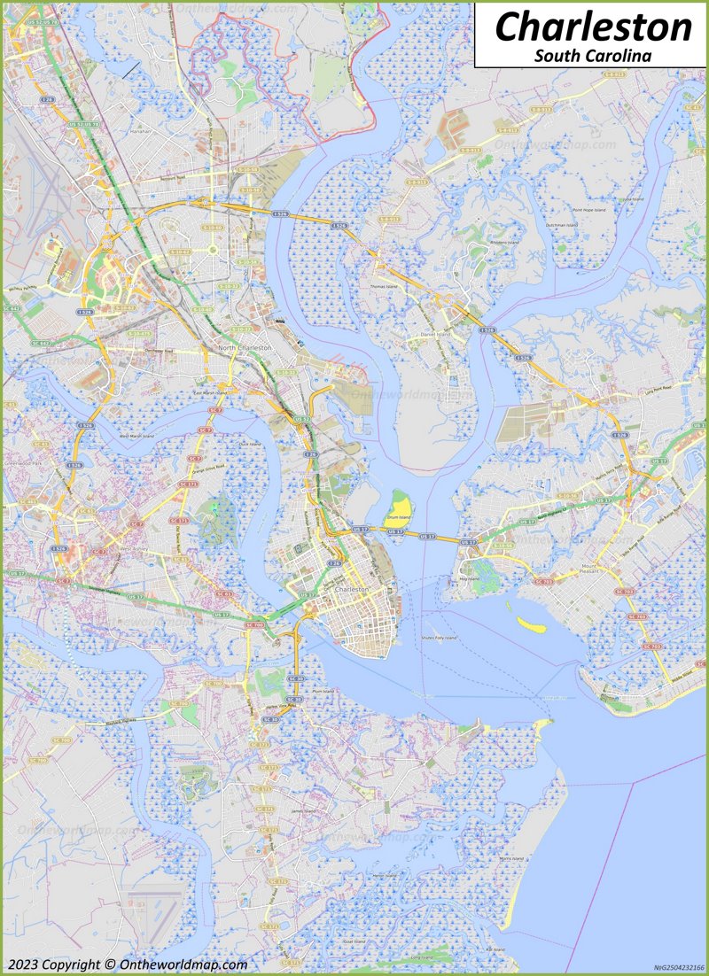 Map of Charleston