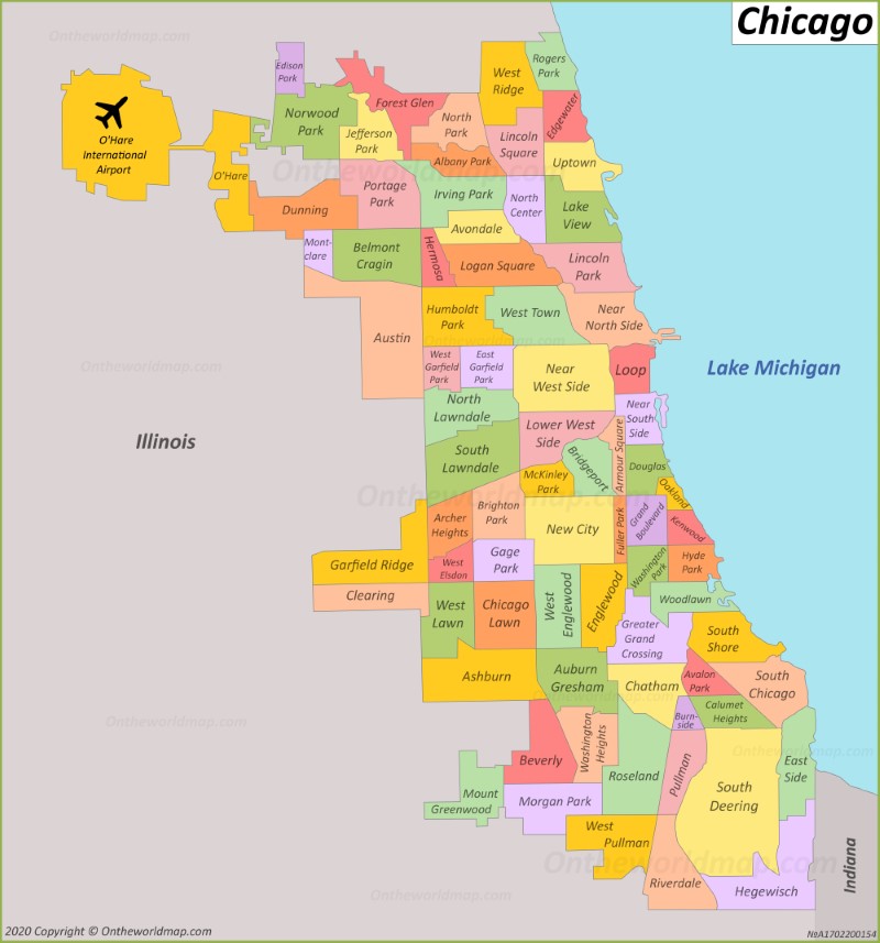 Map of Chicago